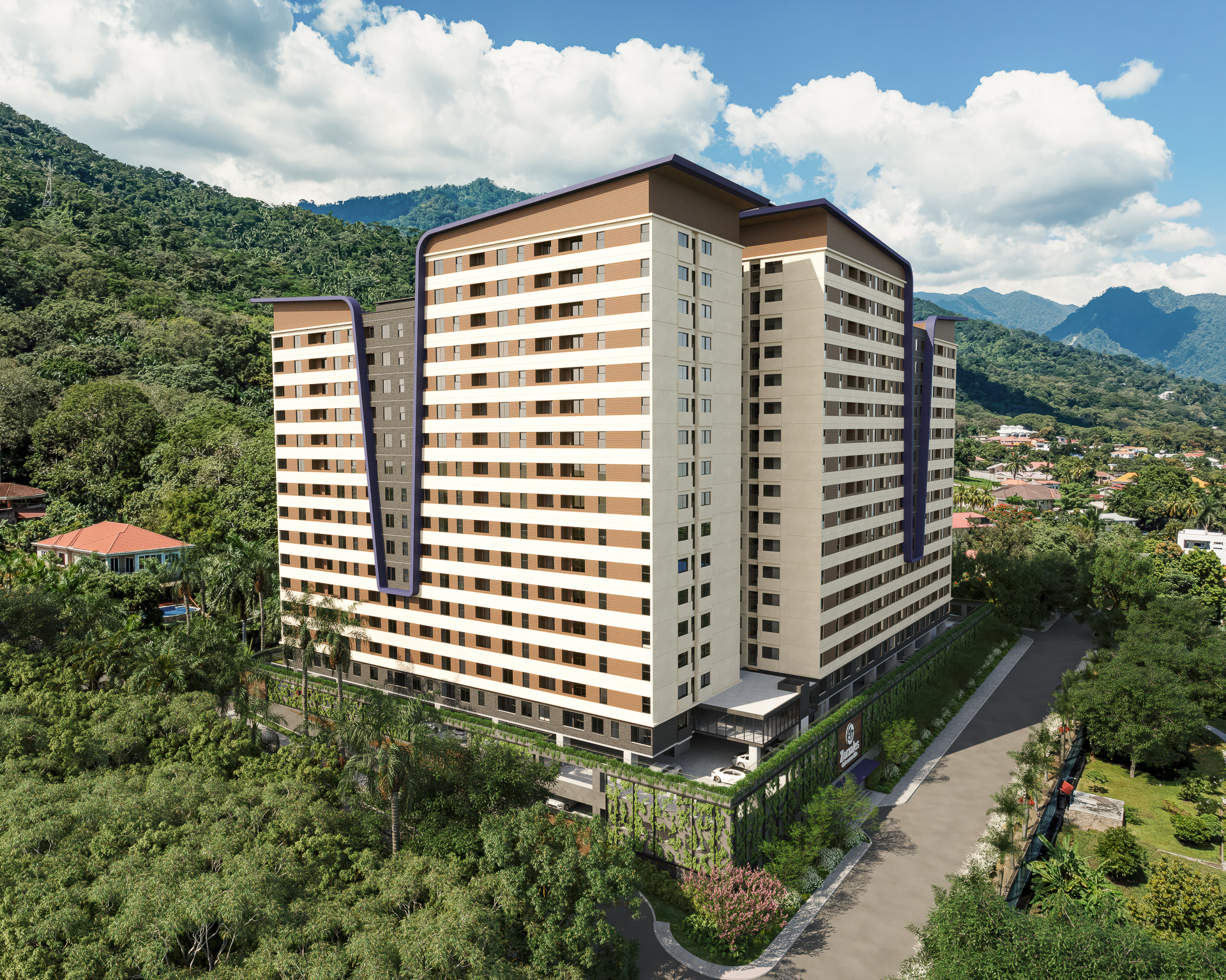Zorzales del Merendón — Vista del edificio